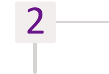 Purple number 2 on diagram box