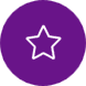 Purple icon featuring white star symbol