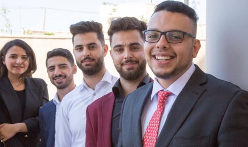 students-at-the-AXSOS Academy in Ramallah